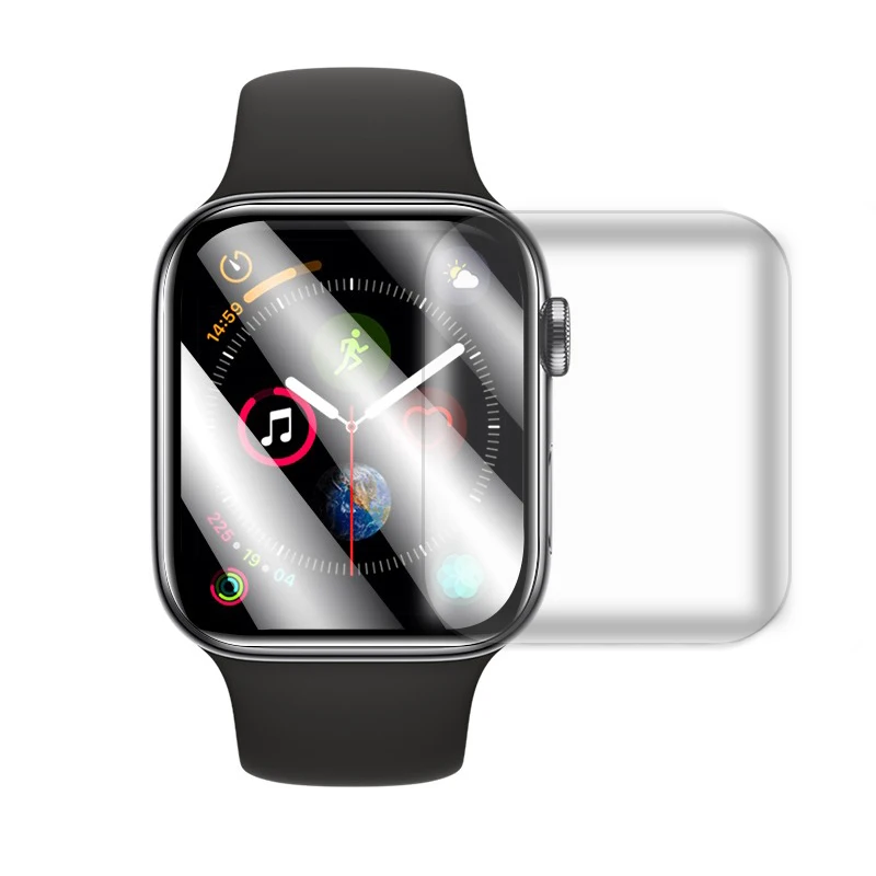 Гидрогелевая защитная пленка 9D для Apple Watch серии 7 S7 41 мм 45 | Мобильные телефоны и