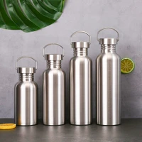 5007501000ml stainless steel water bottles portable outdoor sport travel drink bottle two types drinking lid available
