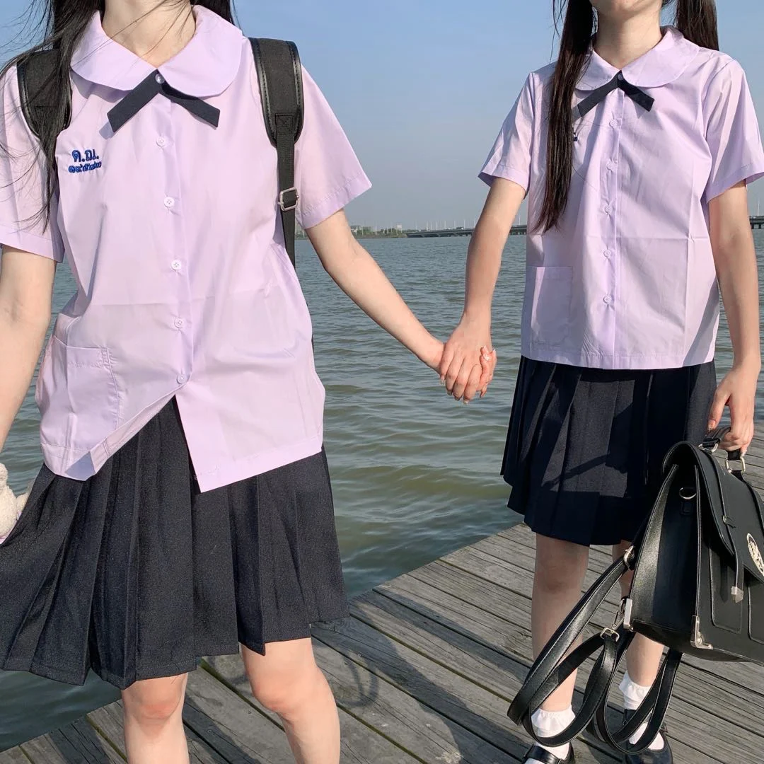 

Школьная униформа для девочек, плиссированные юбки, японская школьная форма, юбка А-силуэта с высокой талией, модный костюм Jk для женщин, пол...