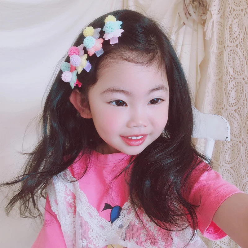 Детские заколки для волос с фруктами и цветами 5/10 шт./компл. | Аксессуары одежды