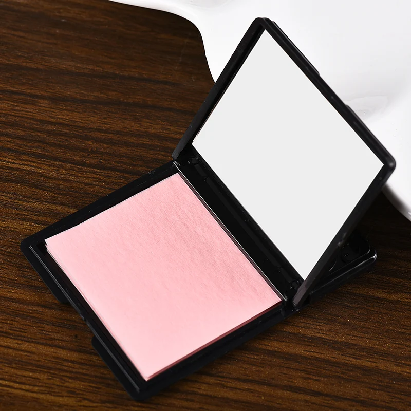 50 шт. маслопоглощающие листы с черно белым зеркалом|Зеркала для макияжа| |