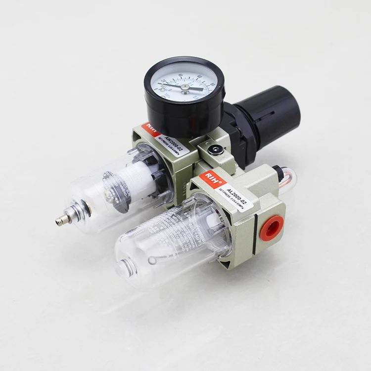 

RIH Pneumatic AC2010-02 SMC Type Air Filter Regulator Oiler Lubricator
