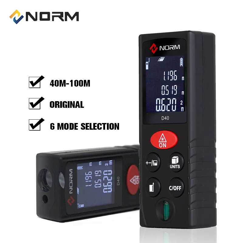 Norm 100 м 80 м 60 м 40 м лазерный дальномер