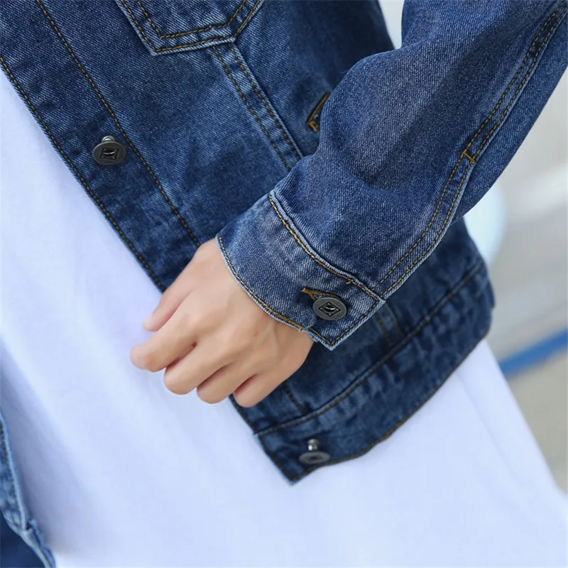

Fashion Jeans Jacket Women Spring Autumn Long Sleeve Denim Jackets Female Casual Vintage Basic Coats Plus Size Outwear