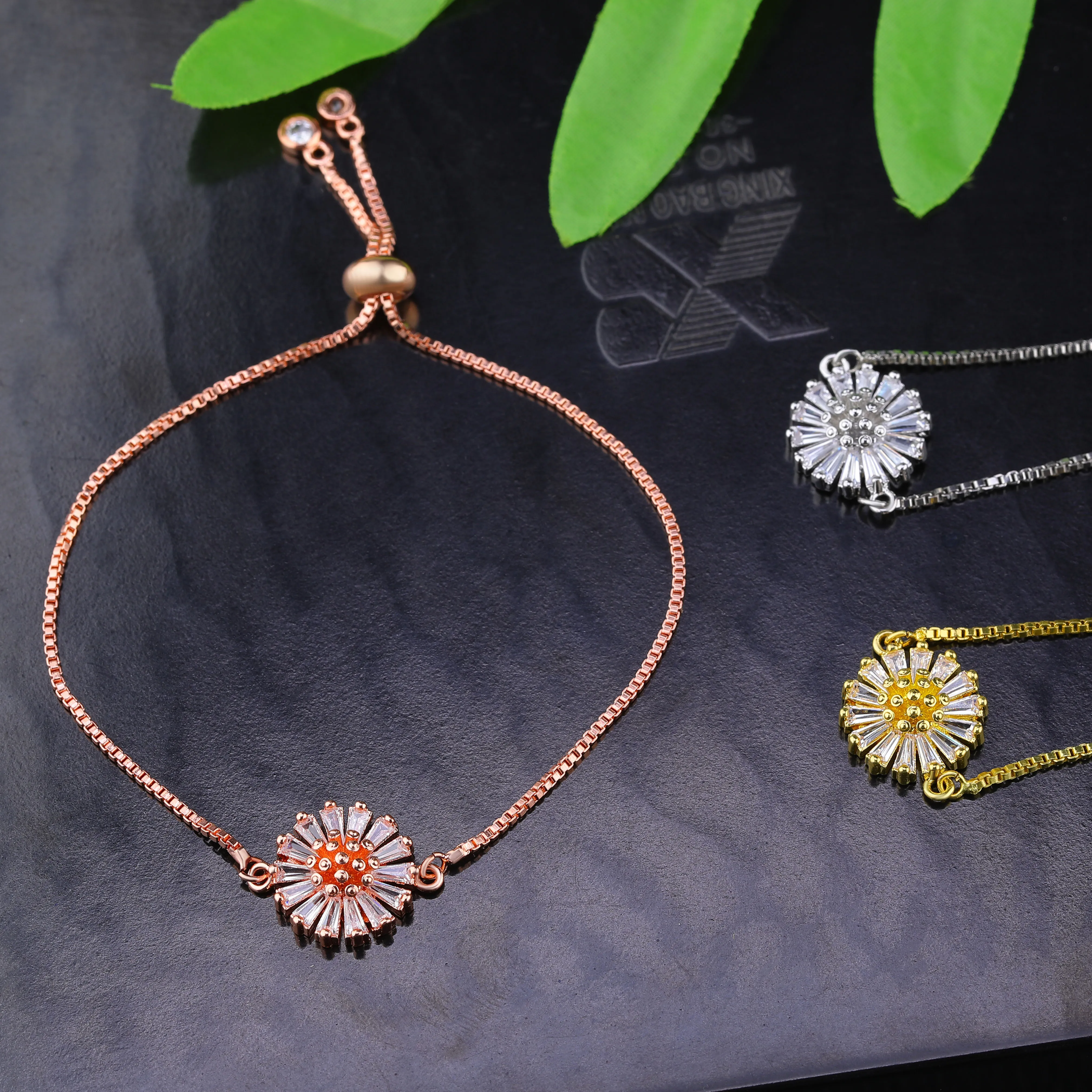 JUWANG новые модные самодельные браслеты из звеньев ювелирные изделия циркониевые