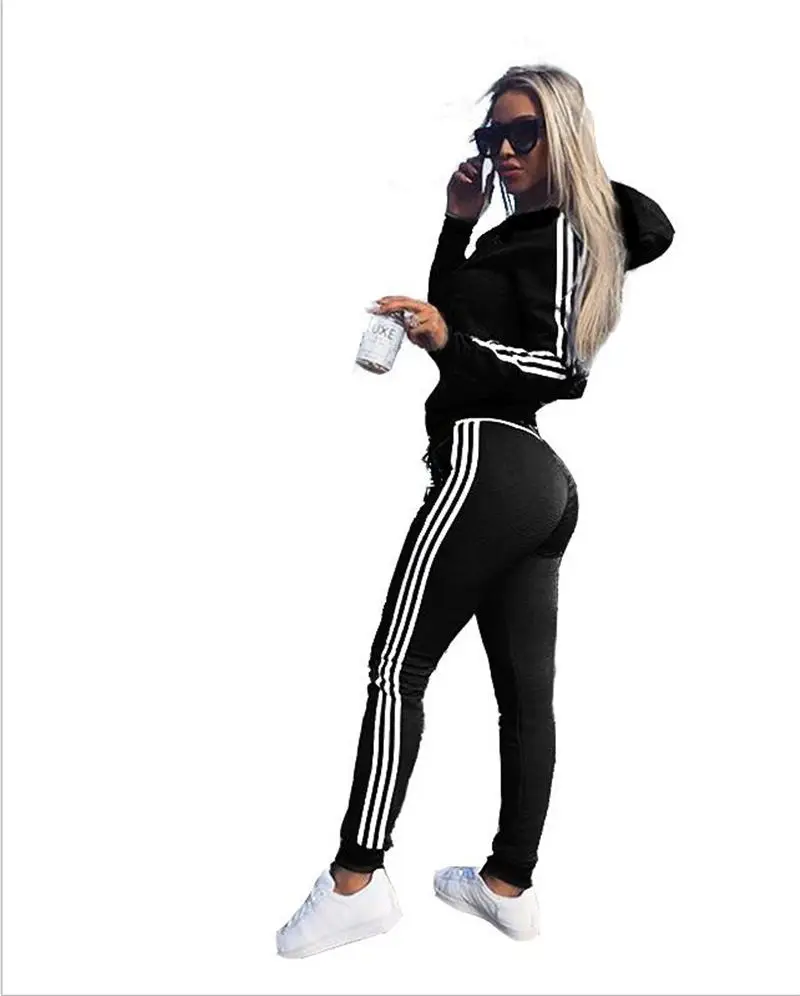 Women's suits wear sports suit 2piece women set top and pants tracksuit for women suit two piece set