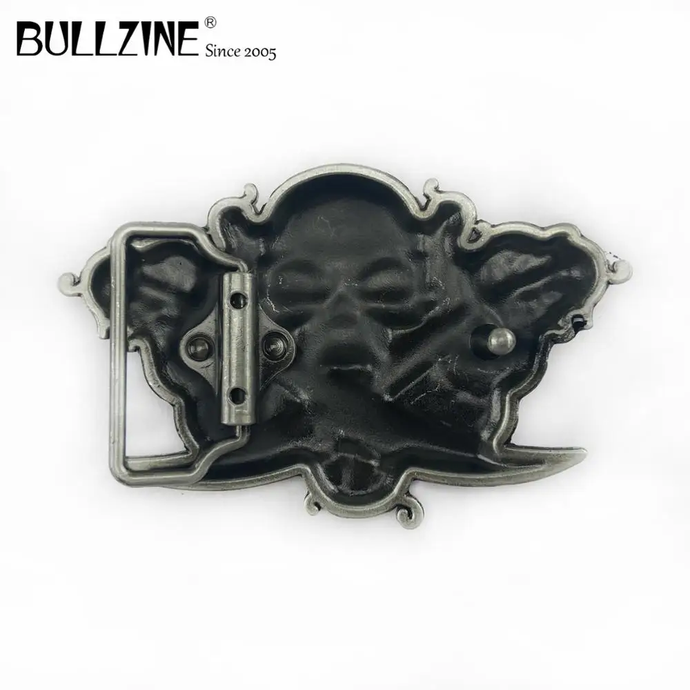 Bullzine цинковый сплав череп пряжка на ремешке роскошное под джинсы ковбойский