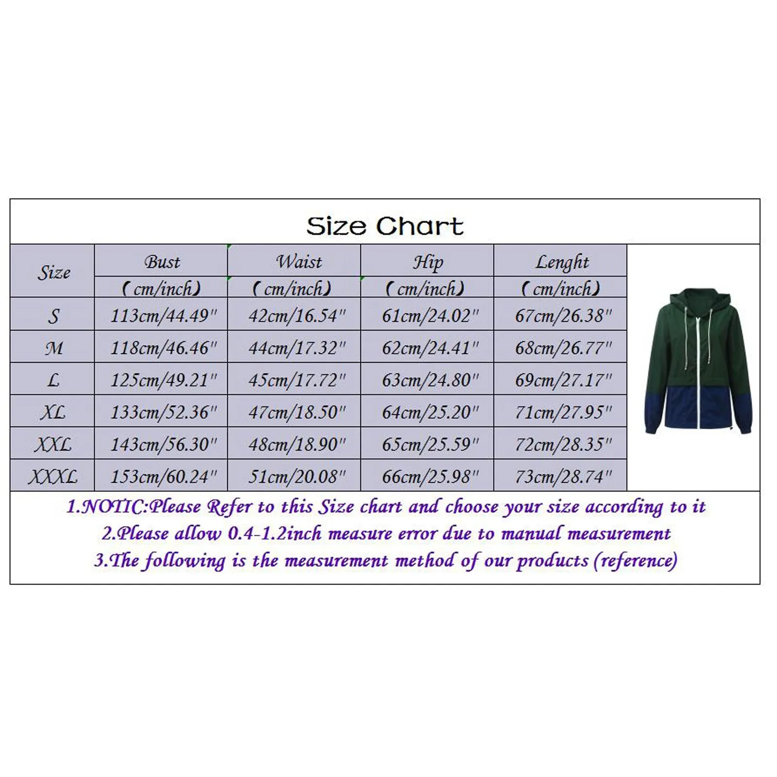 

Women Waterproof Jacket Coat Outdoor Hiking Long Sleeve Hooded Raincoat Zip Pockets Windbreaker Autumn Waterproof Outerwear
