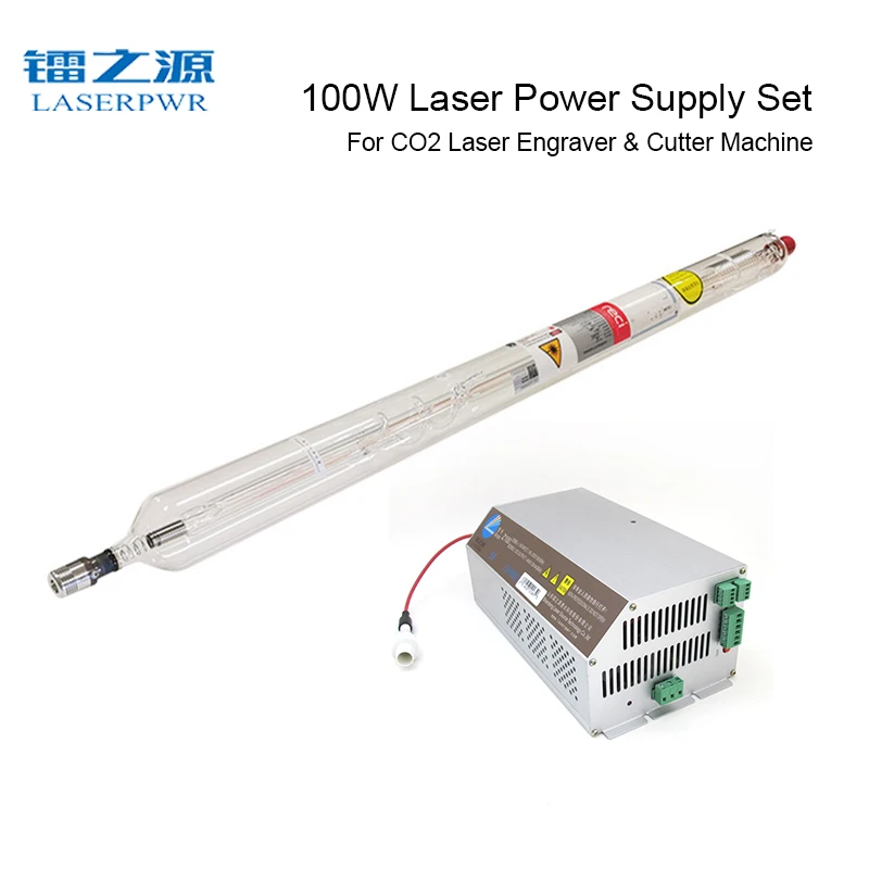 

LASERPWR Z100 CO2 laser power supply+RECI T4 glass tube Set 110V 220V universal best match for 90w-120w laser cutter/engraver