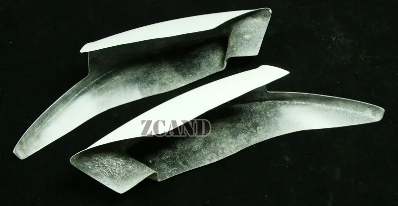 1 пара волоконного стекла переднего бампера сплиттер губ плавник воздушный нож