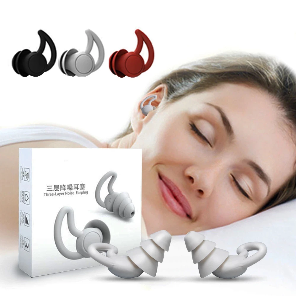 

Sleeping Earplugs Comfort Noise Reduction Soft Ear Plugs Cancelling Ear-Protection Shielding Work Travel Music