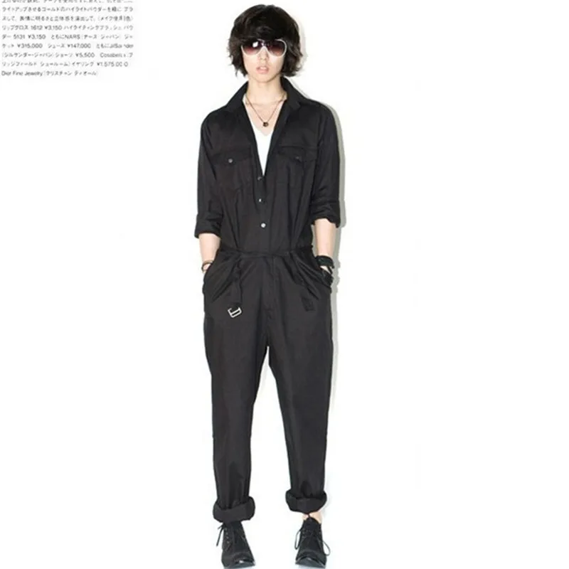 personality harem pants loose clothing jumpsuit overalls roll-up hem casual pants male M-6XL! Big yards men's clothing