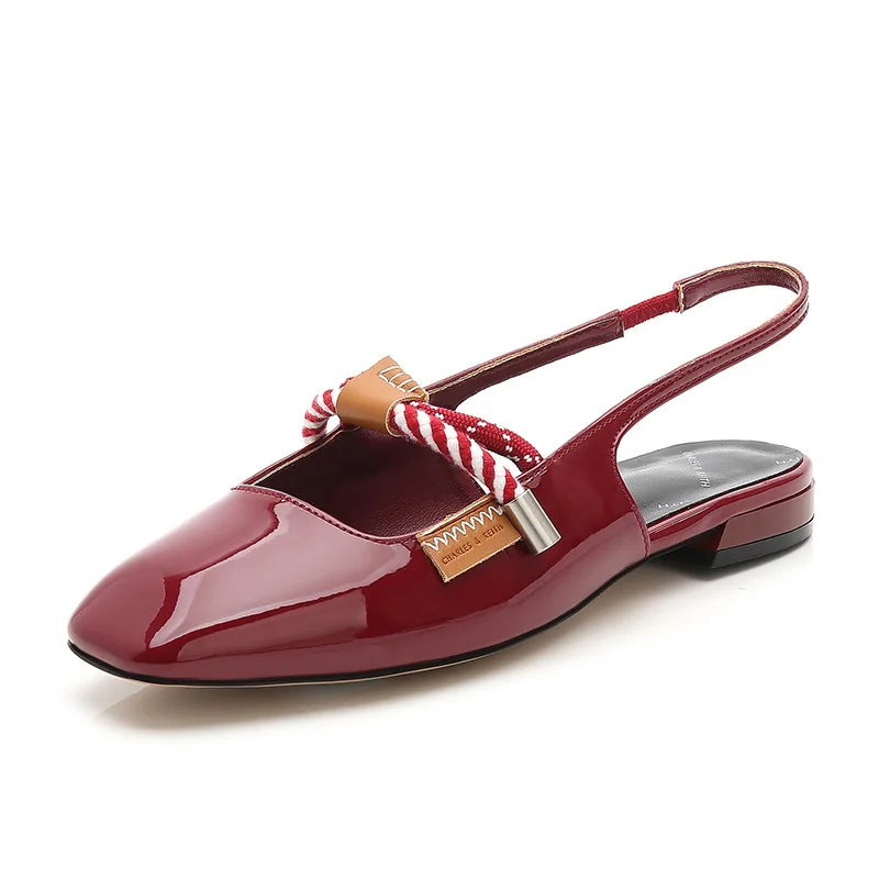 

square head low-heeled single small 2020 Women's Shoes sandals fashion