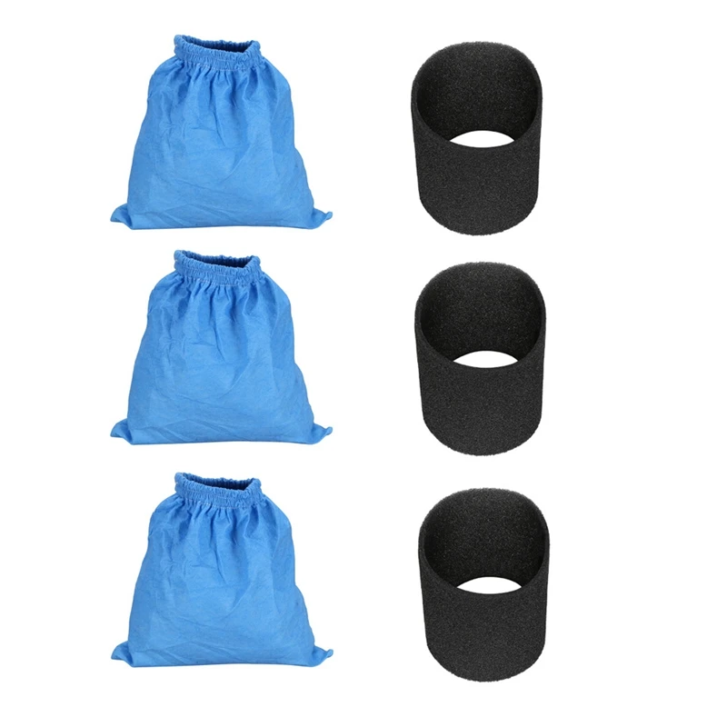 

Textile Filter Bags Wet and Dry Foam Filter for Karcher MV1 WD1 WD2 WD3 Vacuum Cleaner Parts