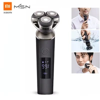 new xiaomi msn electric shaver flex shaver head 3 wet and dry shave washable blade comfortable clean waterproof head shaver