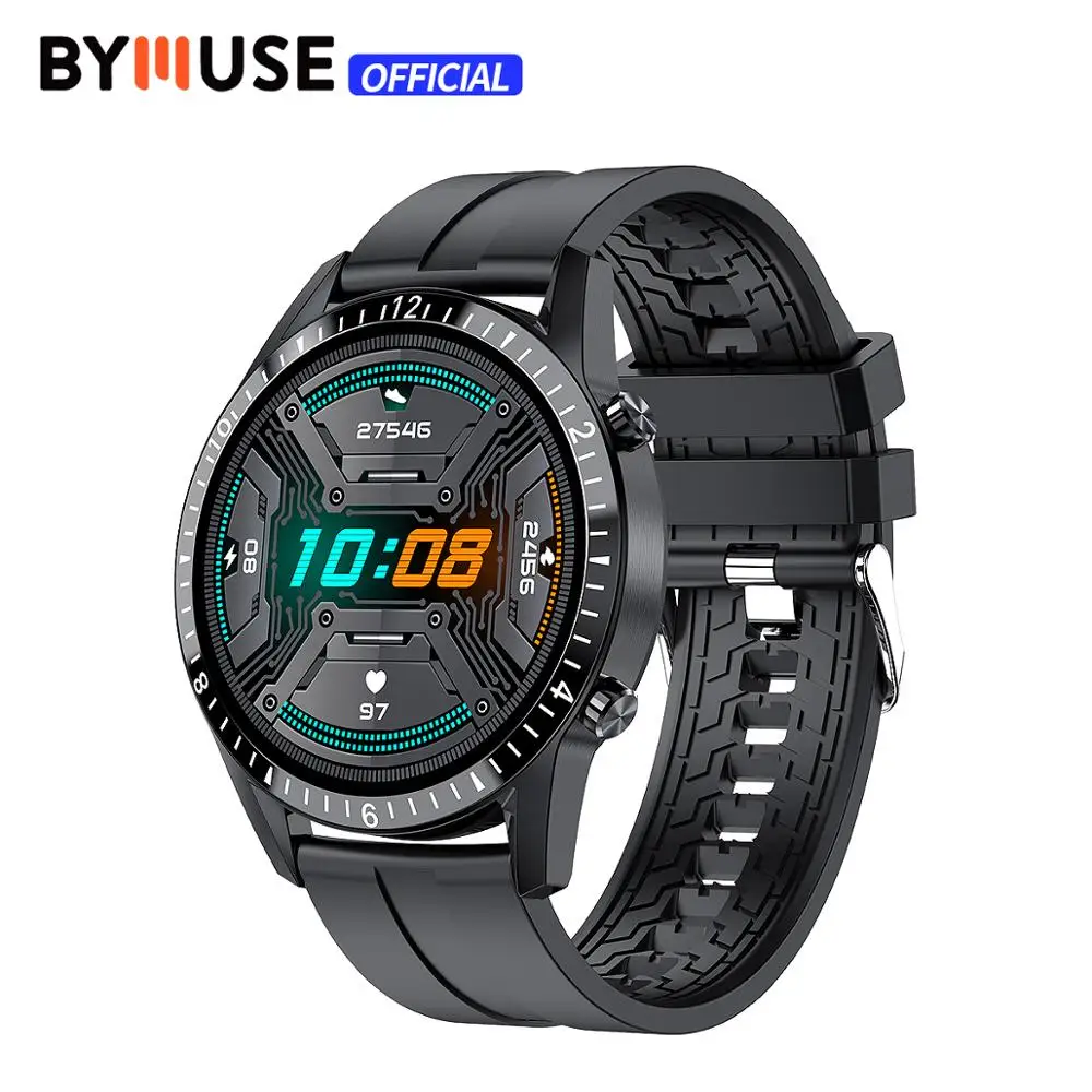 Новинка 2020 умные часы BYMUSE I9 с полным сенсорным круглым экраном и поддержкой Bluetooth
