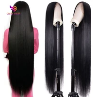 180 densty straight lace front human hair wigs for women long lace frontal wig malaysian straight lace closure wig 4x4 lace wig