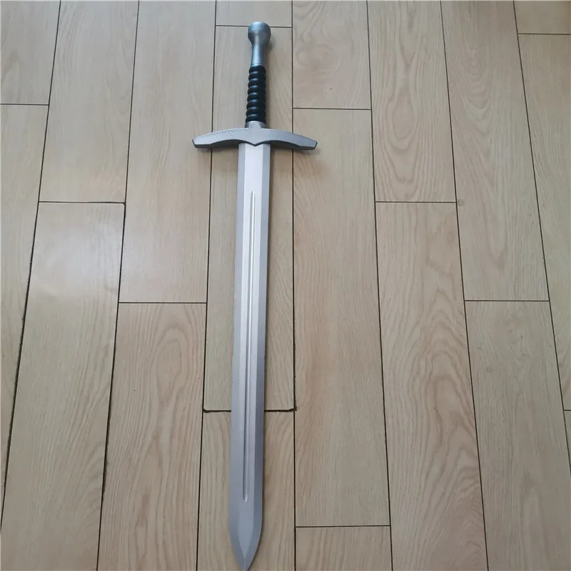 

Cosplay Anime Movie Game Gray Minimalist Sword Prop Weapon Role Playing Gray Minimalist Sword 105cm PU Prop Model Halloween Gift