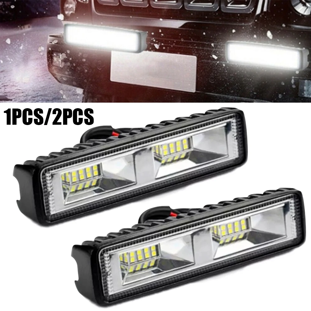 

1-2PCS Truck Headlights 48W LED Work Light Headlight Driving Lamp Waterproof Car Headlight Lamp Fog 6000K Spotlight IP67