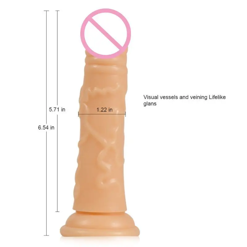 Реалистичный фаллоимитатор с присоской 20 частот вибратор для точки G массажер