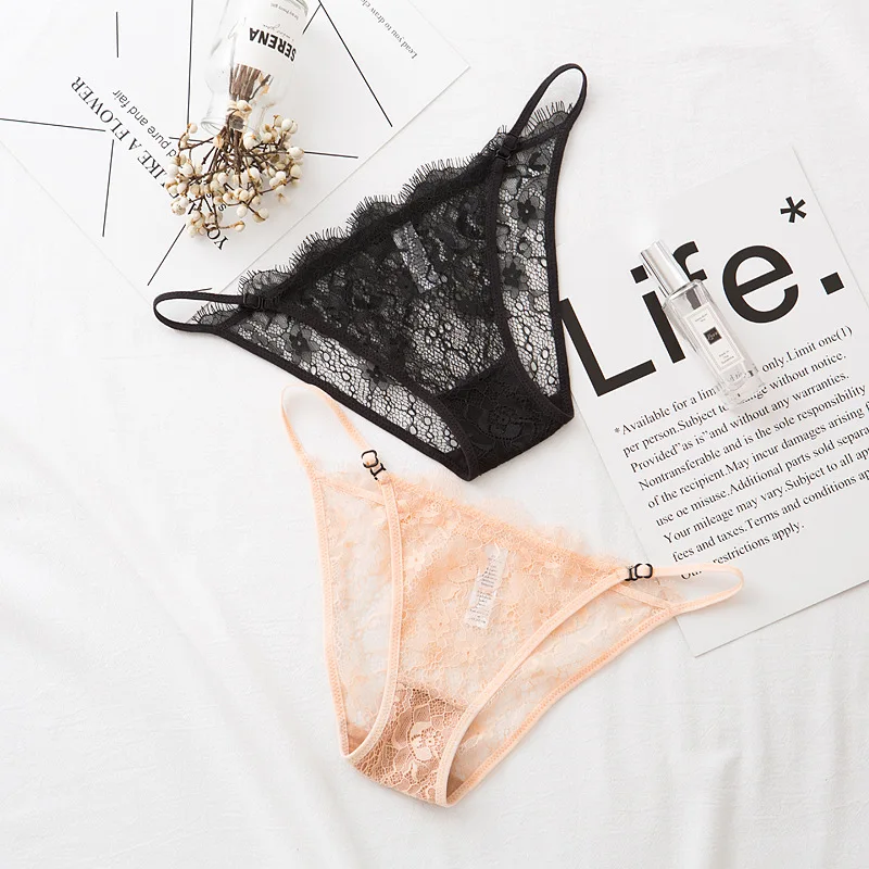 

Women Sexy lace Lingerie Adjustable thin band G-string Briefs Underwear Panties Thongs Knickers underwear women panties