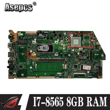 X532FA I7-8565 CPU 8GB RAM motherboard For ASUS X532FL X532FA X532F X532 laptop motherboard X532FA mainboard