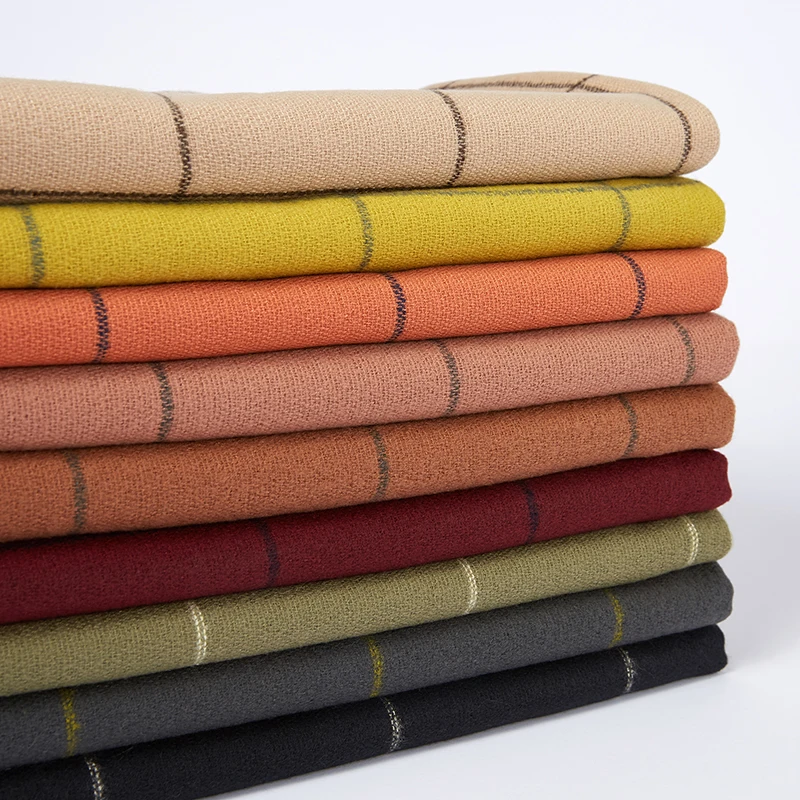 Женский вязаный клетчатый шарф кашемировый длинный из пашмины теплая накидка |