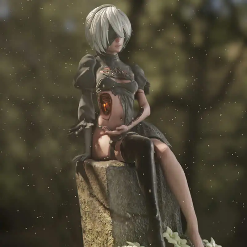 Знаменитая экшн игра персонажи битва поврежденная форма гуманоидной девочки