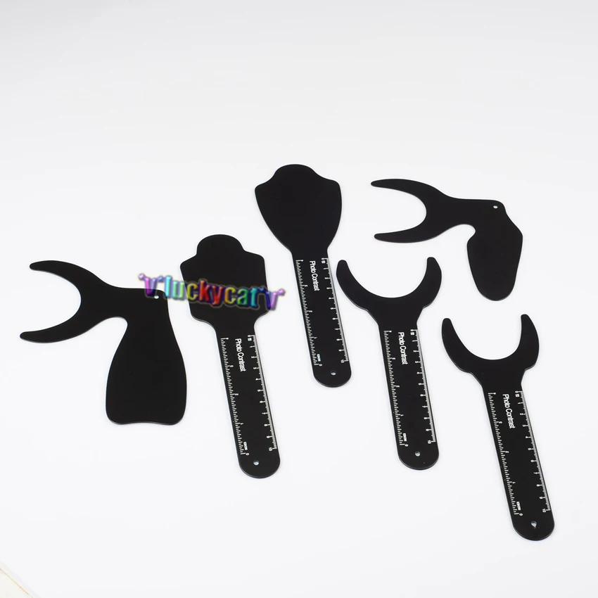 1 Набор/7 шт. Стоматологические Ортодонтические фотографические черные контрасты