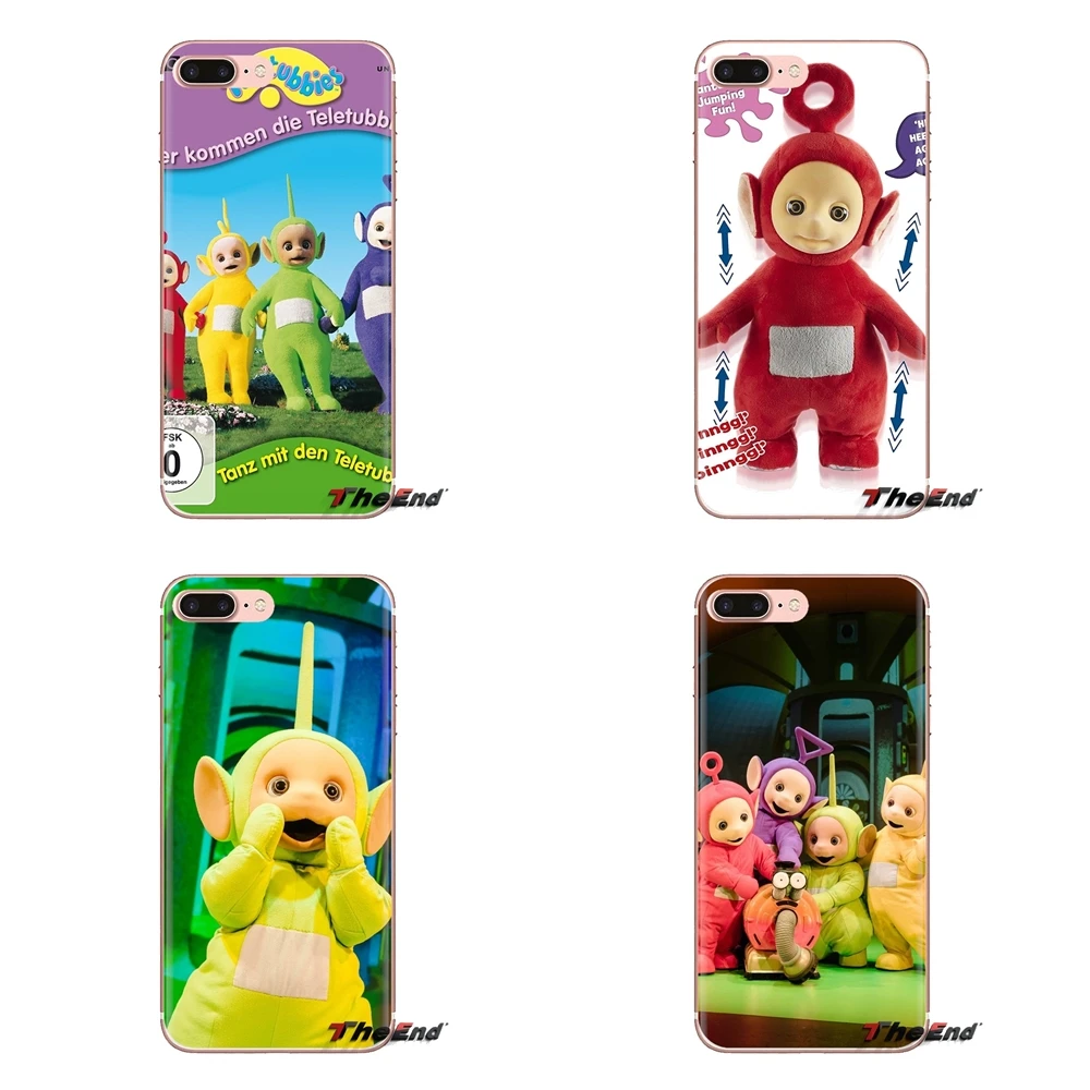 Soft Transparent Shell Covers Teletubbies For iPhone XS Max XR X 4 4S 5 5S 5C SE 6 6S 7 8 Plus Samsung Galaxy J1 J3 J5 J7 A3 A5 |