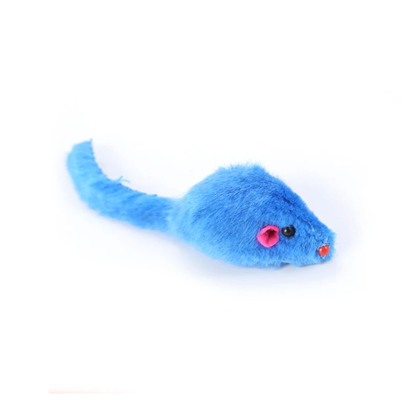 

1pc Mouse Cat Toy Plush Mice For Cat Aid Fun Fuzzy Mouse Cat Toy For Kitten Scratch Bite Resistance Interactive Mouse Toy