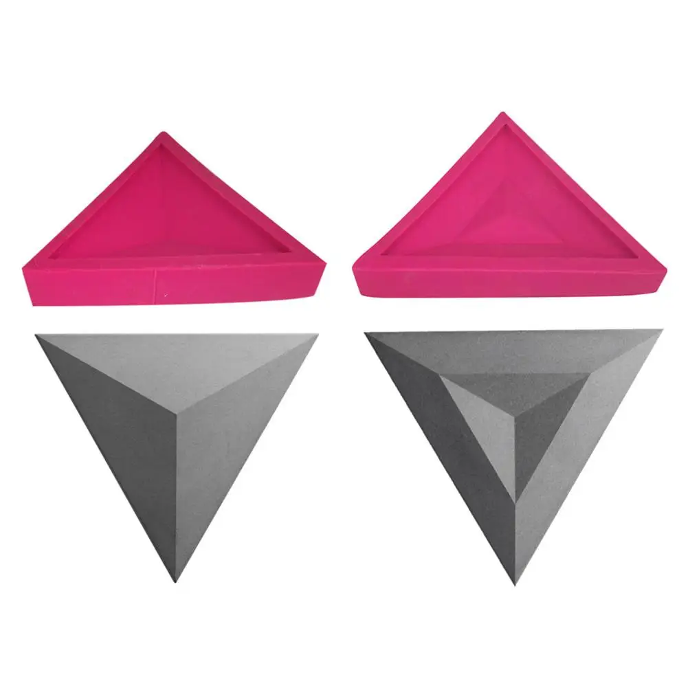 Геометрические настенные бетонные формы украшение для фона телевизора