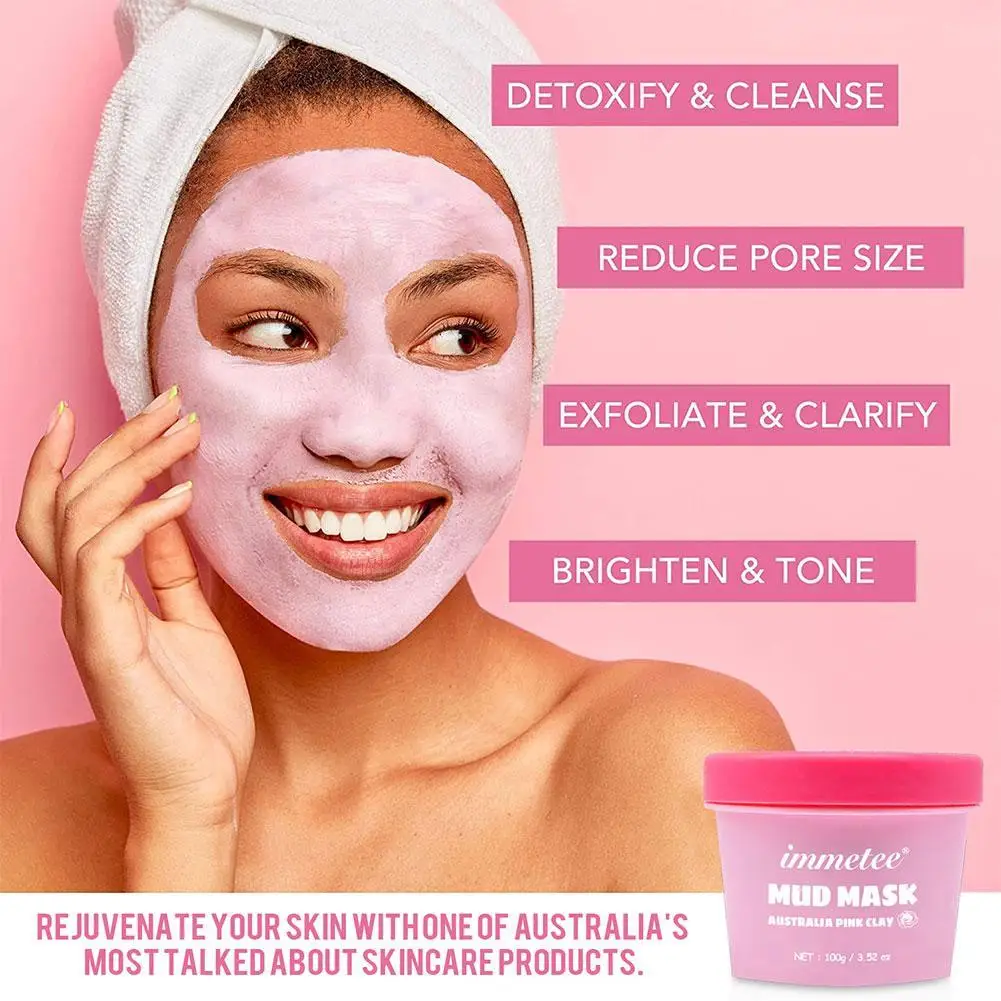 

1PC Green Tea Clay Mask Deep Cleansing Mask Powder Blackhead Removal Skin Moisturizing Pore Facial Shrink Mask Peel TSLM1 C K8P6