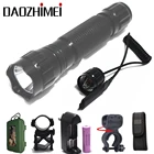 Охотничий Тактический светильник онарь 5000 люмен T6 L2, светодиодный фонарик, 5 режимов, крепление для стрельбы, тактическое крепление, пульт дистанционного управления