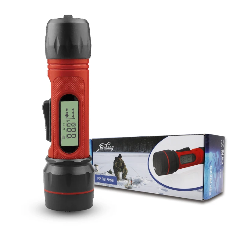 

Erchang Winter Fishing Fish Finder Echo Sounder 100M Depth Portable Waterproof Sonar Ice Fishing