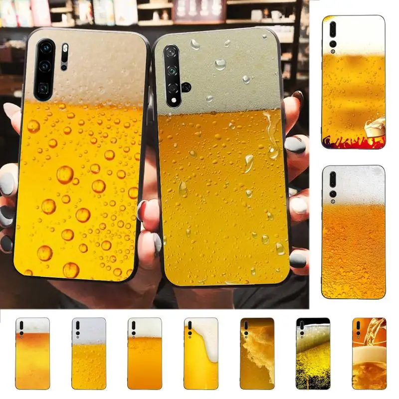 

YNDFCNB World Beers Alcohol Summer Bubble Phone Case for Huawei P30 40 20 10 8 9 lite pro plus Psmart2019