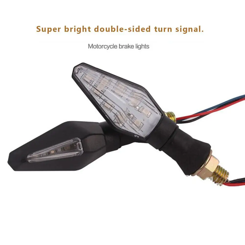4 шт. светодиодный сигнал поворота для мотоцикла 12 мигающий светильник мигалка