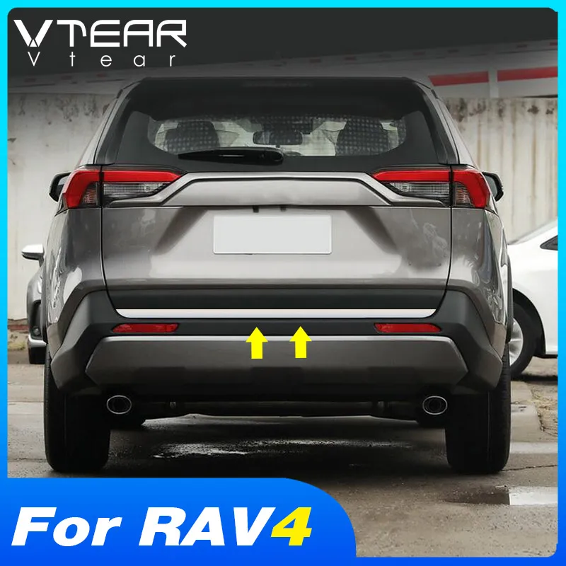 Аксессуары для Toyota RAV4 накладка на заднюю и дверь багажника внешние молдинги