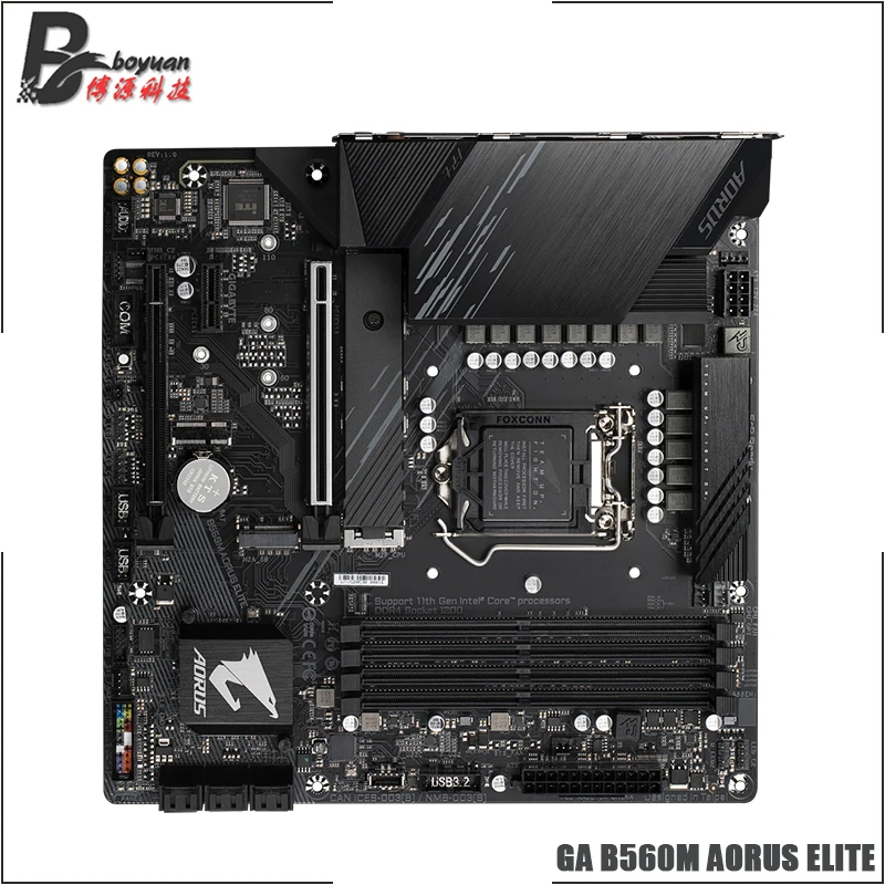 GA B560M AORUS ELITE (rev. 1 0) Micro ATX Intel B560 DDR4 5333(O.C.) Материнская плата 128G SATA M.2 с поддержкой 10 / 11