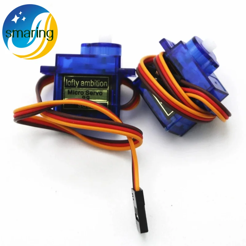 Smarian Официальный 9G SG90 Серводвигатель + Ультразвуковой Модуль HC-SR04 FPV выделенный