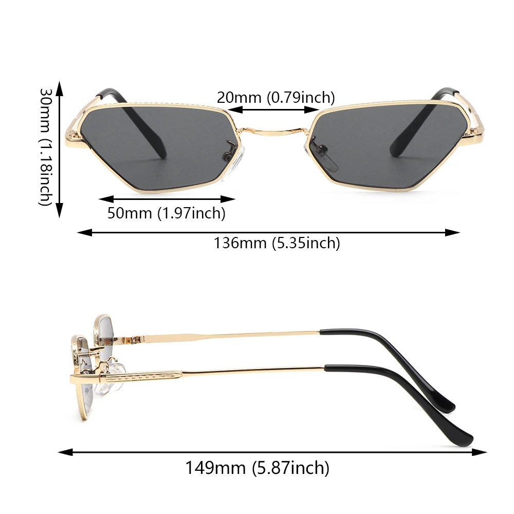 

2021 Women's Retro Candy Color Small Frame Sunglasses Fashion Vintage Oval Sunglasses Ladies Trend Shades UV400 Outdoor Eyewear