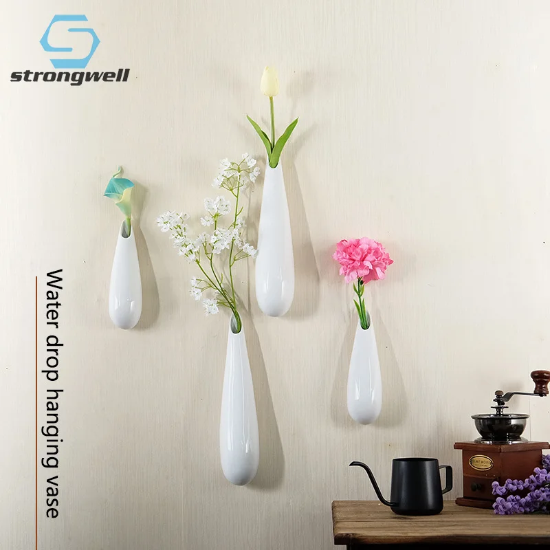 Strongwell Скандинавская модель капель воды ваза подвесная настенная гидропонная