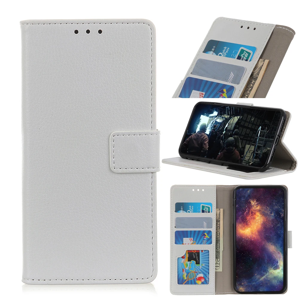 Для zte Blade V10 Vita A7 A5 2019 Lichee шаблон PU кожаный чехол кошелек с откидной крышкой и