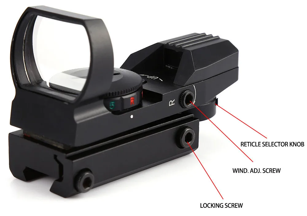 Горячая 20 мм рельсовый прицел охотничья оптика голографическая красная точка