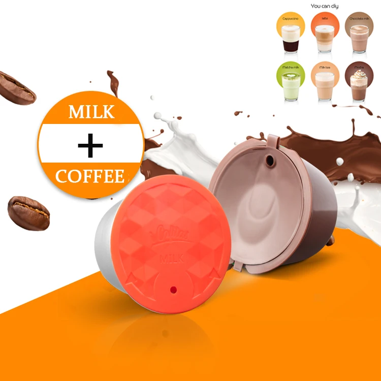 ICafilas dolcegusto нержавеющая сталь многоразовые Многоразовые молоко и кофе капсулы Pod 41 мм Dolci Gusto трамбовки подарок на день рождения
