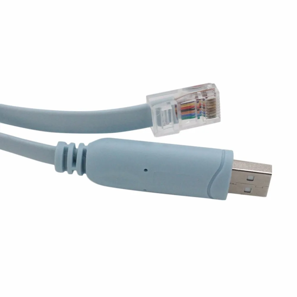 Кабель длиной 1 8 м USB к консоли RJ45 кабель последовательной быстрый сетевой