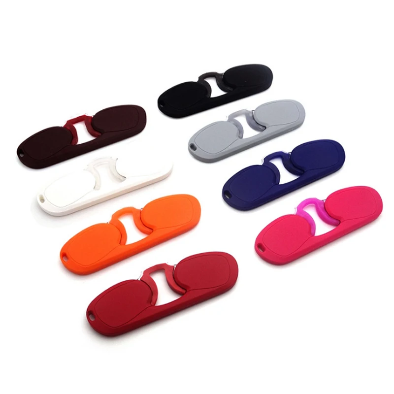 Портативные силиконовые очки для чтения с зажимом носа мужчин и - Цена: 345.69