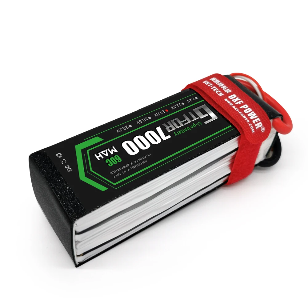 GTFDR lipo battery 2S 3S 4S 7 4 V 11 1 14 8 v 7000mAh 8400mAh 60C 120C 110C 220C hardcase для 1/8 1/10 автомобиля вертолета