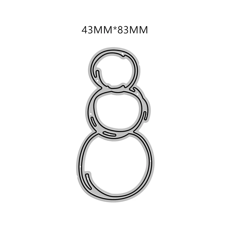 Новинка Рождественская форма для поделок в виде снежного шара металлические