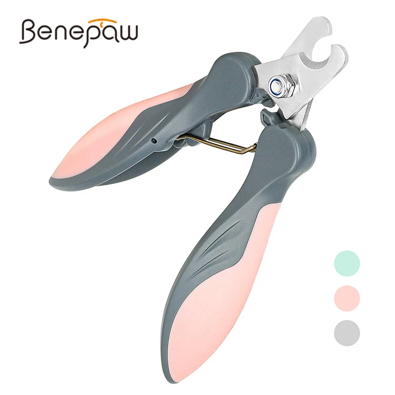 

Benepaw Stainless Steel Pet Nail Trimmer Sharp Ergonomic Handle Dog Nail Clippers Protective Design To Avoid Over Cutting
